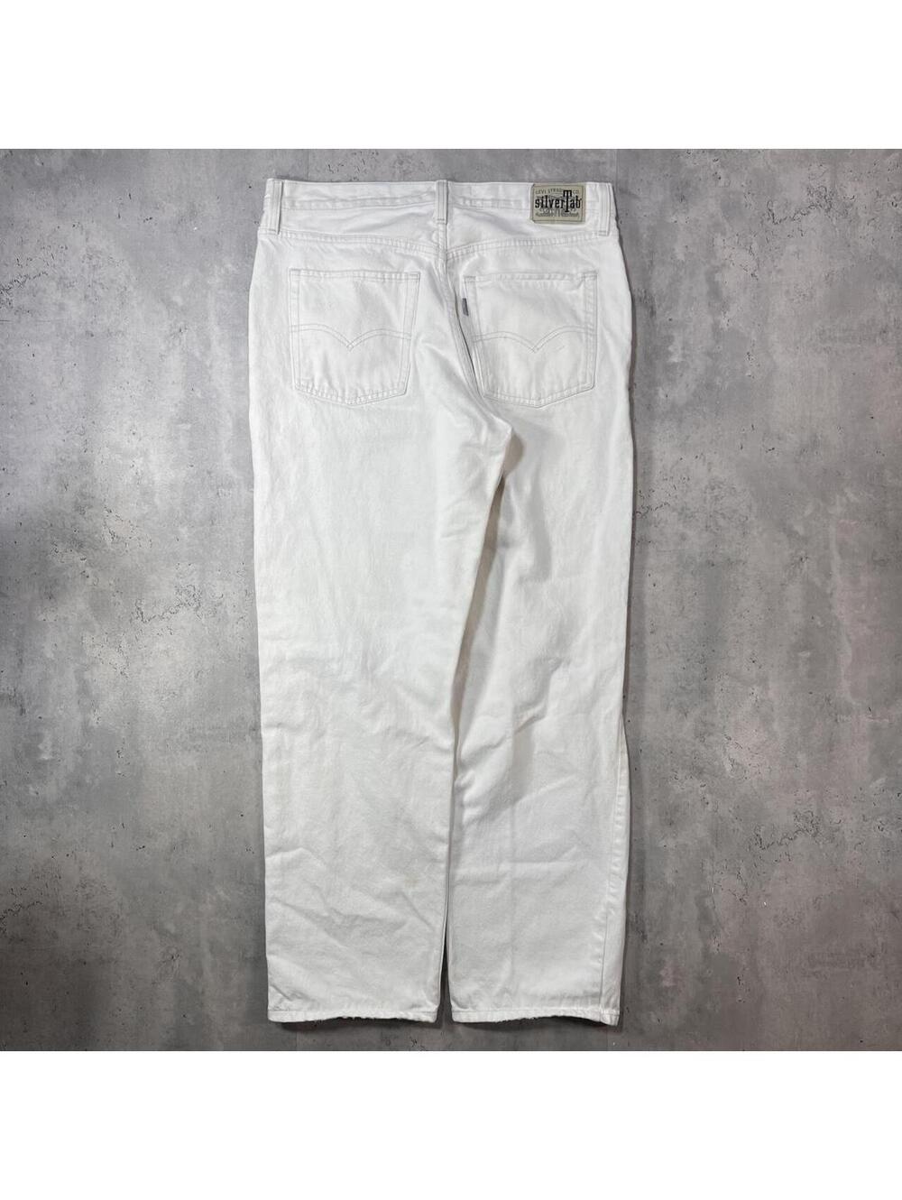 Vintage White Levi’s Silvertab Baggy Skater Denim Jeans